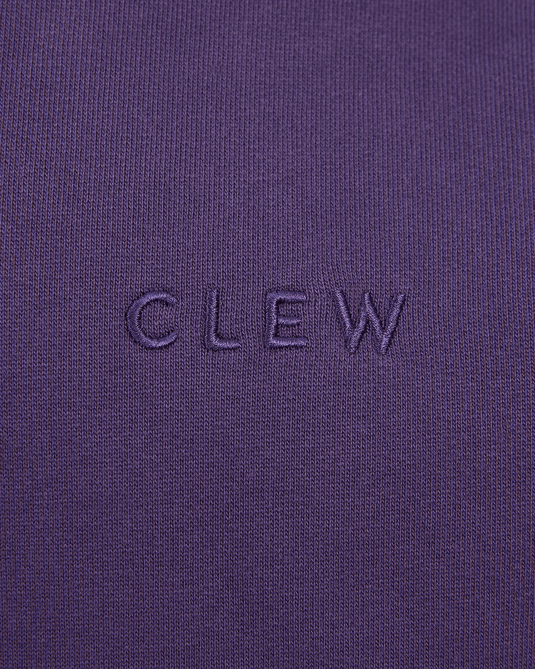 CLEW Mesh Knit Hoodie Purple