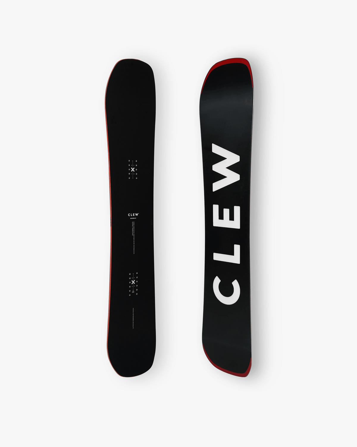 CLEW スノーボードビンディング ブラック/レッド CLEW Decoded Black