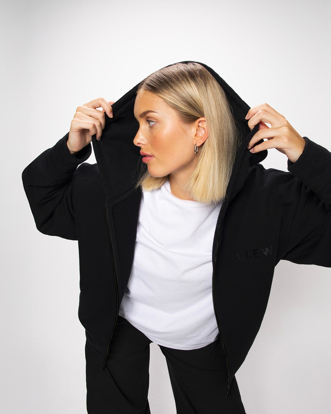 CLEW Full-Zip Black