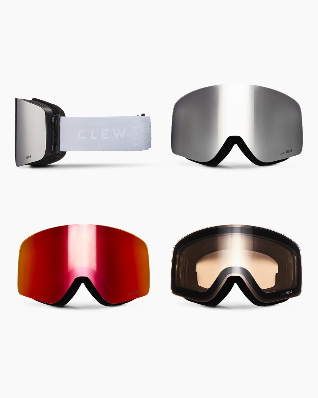 CLEW Magnetic Goggle Slim White