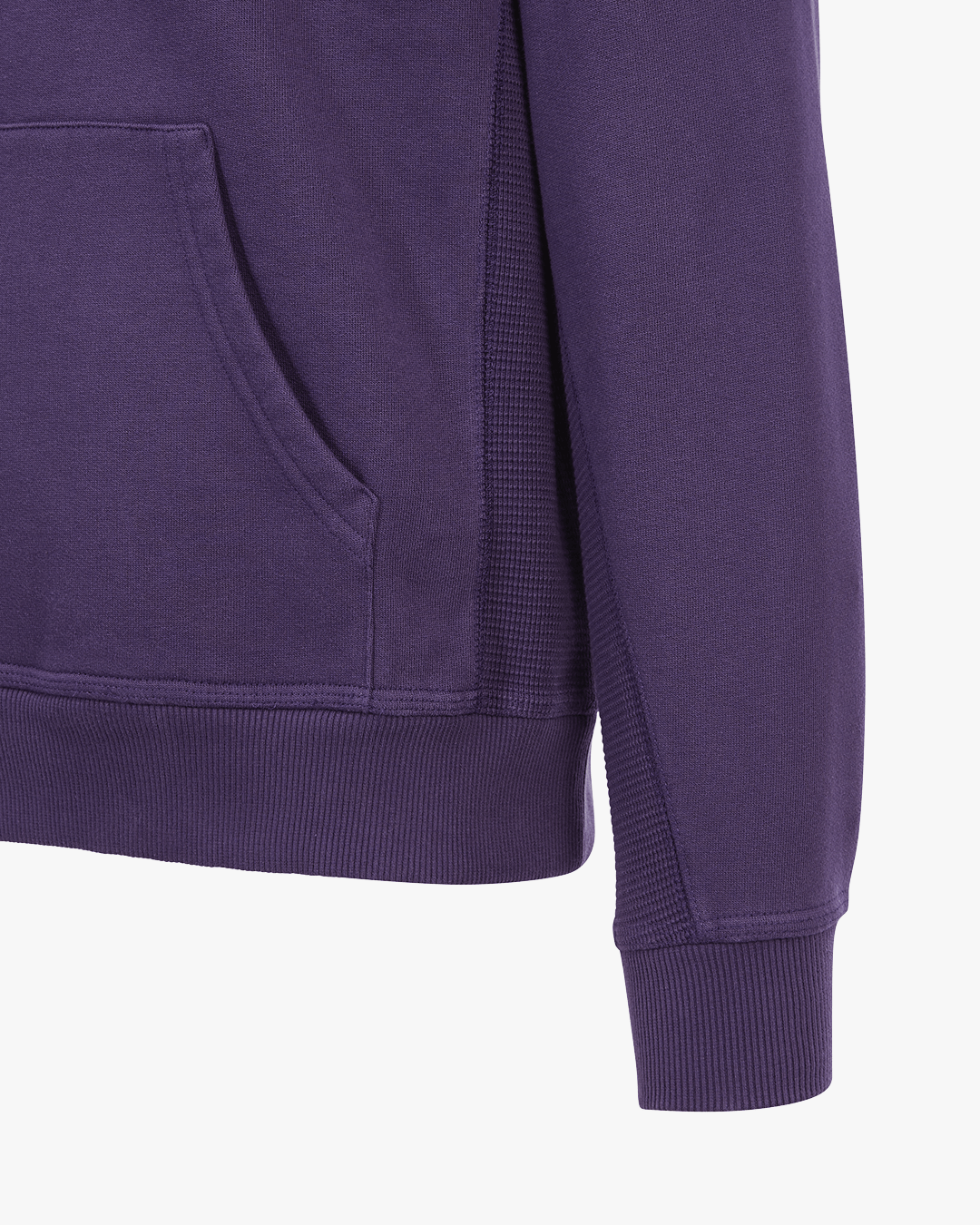 CLEW Mesh Knit Hoodie Purple