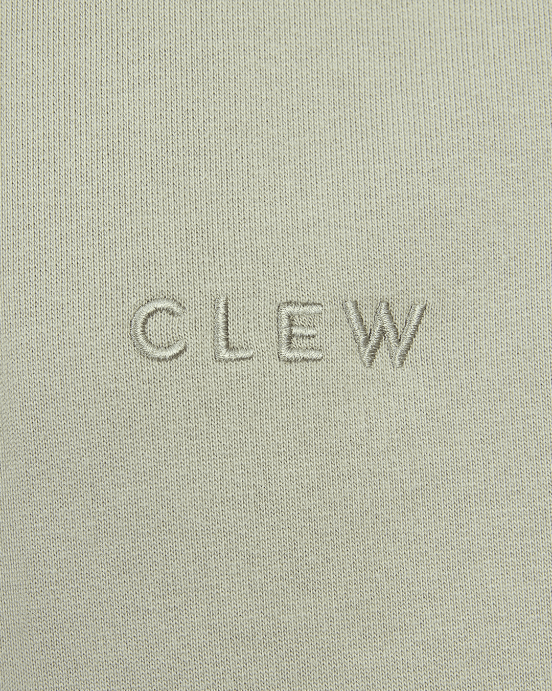 CLEW Mesh Knit Hoodie Sage Green