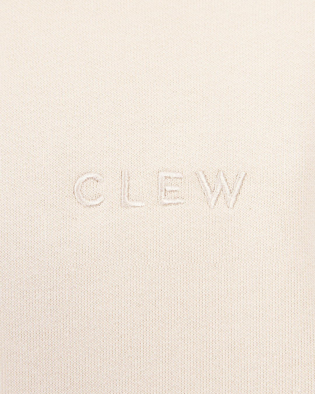 CLEW Mesh Knit Hoodie Sand